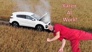 Mobile Mechanic gets confronted by a Karen at work. ft. Lokithor j401