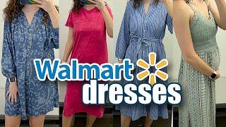 Walmart DRESSES  dressing room try on at 15 weeks pregnant