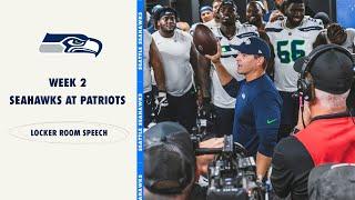 Mike Macdonald Locker Room Speech - Seahawks at Patriots Week 2