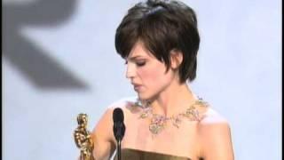 Hilary Swank Wins Best Actress 2000 Oscars