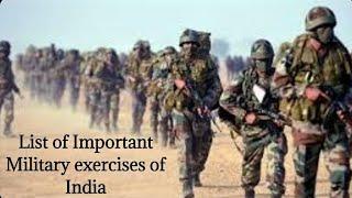 List of Important Joint Military exercises of India with other countries  Static GK Notes  GK