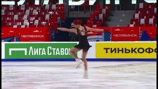 Alexandra Trusova  5 quads  russian test skates  free program