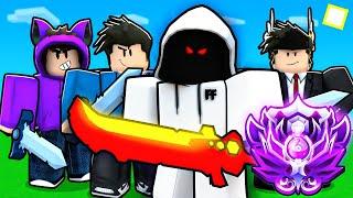 I Got NIGHTMARE RANK With This NEW TEAM.. Roblox Bedwars