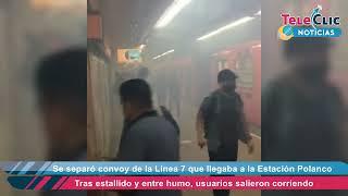 Ahora frente a la Guardia Nacional… Otro percance en Metro de la CDMX