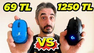 69 TL MOUSE VS 1250 TL MOUSE  PUBG Mobile