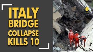 WION Dispatch Ten dead in bridge collapse in Genoa Italy