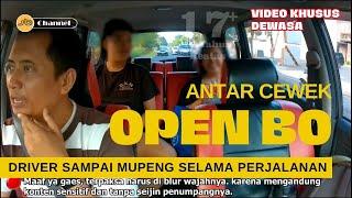 Jemput cewek OPEN BO. Diantar ke salah satu hotel di Surabaya. Driver jadi MUPENG selama perjalanan.