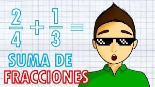 SUMA DE FRACCIONES CON DIFERENTE DENOMINADOR Super facil