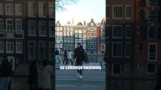 Ortamlarda satılacak bilgilerde bugün. Amsterdam’ın meşhur dans eden evleri. #vlog #seyahat #bilgi