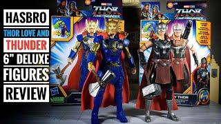 *NEW* Hasbro Thor Love & Thunder 6” Deluxe Figures Thor & Mighty Thor Review #ThorLoveAndThunder