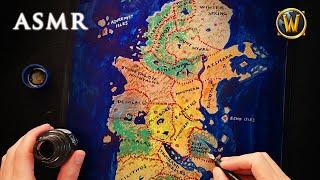 ASMR 2 hours WoW Azeroth Kalimdor Map Drawing