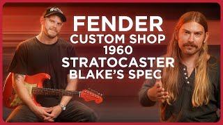 The Best Fiesta Red Stratocaster Ever? Blakes Spec Fender Custom Shop Strat