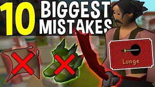 The 10 Biggest Mistakes You Can Make in Oldschool Runescape