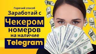 ПРОСТОЙ СПОСОБ ЗАРАБОТКА В ИНТЕРНЕТЕ  ЧЕКЕР НОМЕРОВ НА НАЛИЧИЕ TELEGRAM  РУССКАЯ ВЕРСИЯ