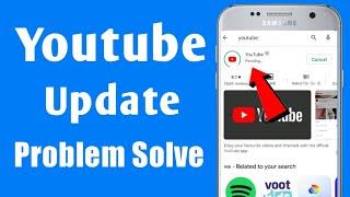 Youtube Update Problem Solve In Play Store  Not Install  Download  Pending