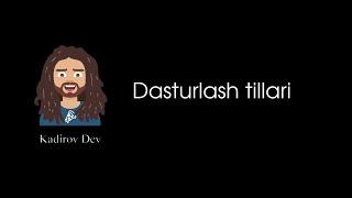 #1 - Dasturlash tillari. Umumiy dasturlash teoriyasi. Dasturlashni organish kursi