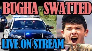 Bugha swatted LIVE on stream. Armed police entered his home with guns. Buhga Dubs and Bizzle.