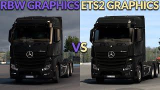 REALISTIC BRUTAL WEATHER VS ETS2 GRAPHICS  Comparison