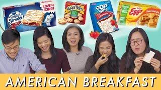 ASIANS Try Instant AMERICAN Breakfasts