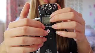 ASMR mic zoom tascam tapping