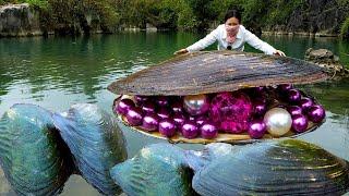 Freshwater giant mussels filled with precious purple pearls have given me immense wealth