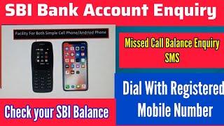 SBI BALANCE CHECK Balance Enquiry MISSCALLED NUMBER  Mobile Phone in NagameseSTATE BANK OF INDIA
