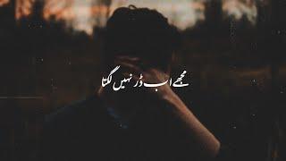 Mujhe Ab Dar Nahi Lagta  Mohsin Naqvi  Very Sad Urdu Poetry  Sad Urdu Lines