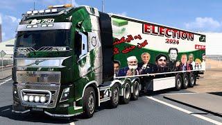 Live Elections 2024 Updates  Imran Khan Victory?  Ets2 Gamplay