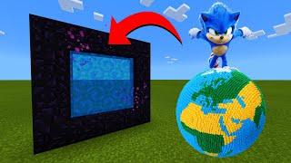 How To Make A Portal To The Sonic Planet Dimension in Minecraft