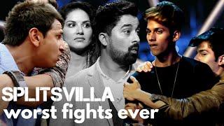 Splitsvilla की History में सबसे खतरनाक Fights  Worst Fights & Freak Outs Ever in MTV Splitsvilla