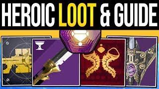 Destiny 2  How to Get ALL HEROIC Rewards NEW Menagerie Swords Izanagi Catalyst Rare Ship & Guide