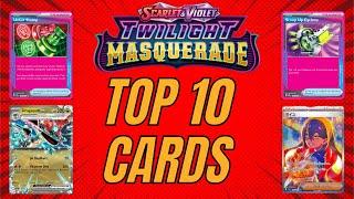 TOP 10 CARDS from the Pokémon Twilight Masquerade Set GET THESE CARDS