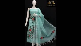 Buy Kota doria Brush Paint suits  kota doria suits wholesale  kota doria cotton suit