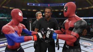 ЧЕЛОВЕК-ПАУК vs ДЭДПУЛ БОЙ в UFC 3  Spiderman vs Deadpool