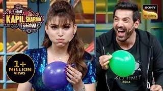 अपनी Helium Voice सुनकर हंस पड़े Urvashi Rautela और John Abraham  Best Of The Kapil Sharma Show