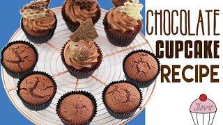 CHOCOLATE CUPCAKE RECIPE The BEST Chocolate Cupcake Recipe EVER  Elise Strachan