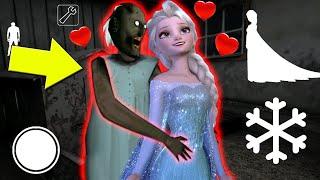 Love Story Granny vs Elsa Frozen love secret funny horror animation
