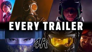 Every Operator Trailer 4K 2015-2023  Rainbow Six Siege