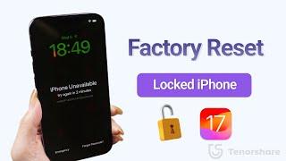 How to Factory Reset iPhone Without Passcode  Reset Locked iPhone 2024