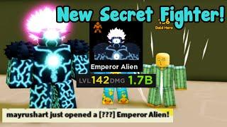 Got New Secret Fighter Boros Emperor Alien - Anime Fighters Simulator Roblox