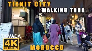 Tiznit city - 2024 evening cycling tour    Morocco 4K UHD