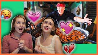Russian Girls React to DEADLY Indian JUNK FOOD