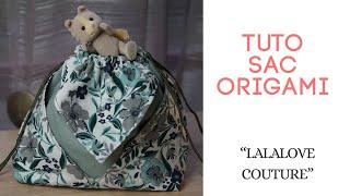 tuto sac origami facile  origami bag Easy