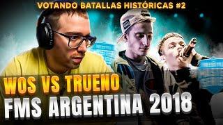 ¡LA BATALLA MÁS VISTA DE LA HISTORIA DE FMS  WOS VS TRUENO ARG 2018  REVOTANDO BATALLAS #2