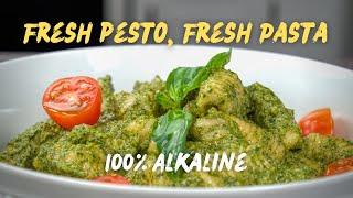 Fresh Cavatelli Pesto Pasta  How To Make Alkaline Pesto Pasta