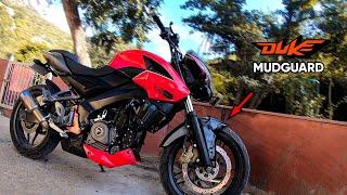 Installing KTM Mudguard in pulsar NS 200