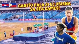 Ganito pala sa personal si EJ OBIENA  Grabe siya sa SEA GAMES #ejobiena #seagames2023 #cambodia