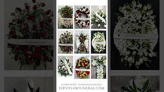 Flores para funerales en España. Envío de flores a tanatorios iglesias domicilios particulares