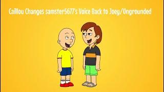 Caillou changes @samster5677s voice back to JoeyUngrounded