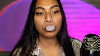 ASMR Snapping Popping Chewing Bubblegum Relaxing Sounds For Sleep